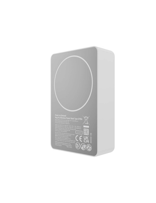 VARTA PowerBank Mag Pro Magnétique 10 000 mAh (Blanc)