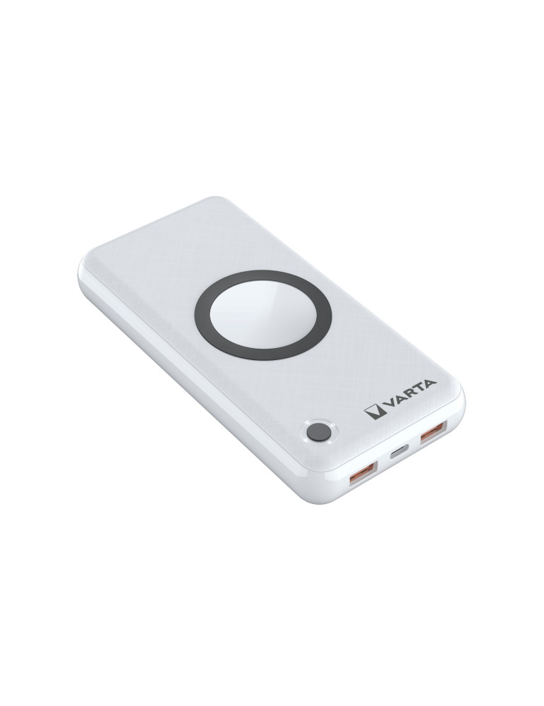 VARTA PowerBank Wireless 20 000 mAh (Blanc) | DOTIRI
