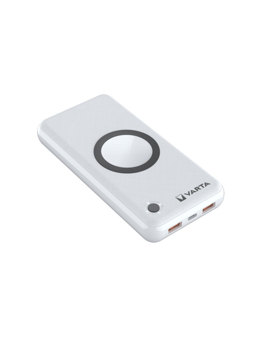 VARTA PowerBank Wireless 20 000 mAh (Blanc) | DOTIRI