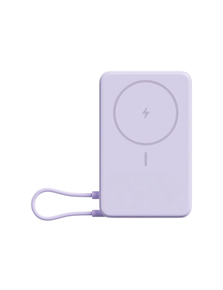 Xiaomi PowerBank Magnétique 10 000 mAh avec Support Intégré (Violet)