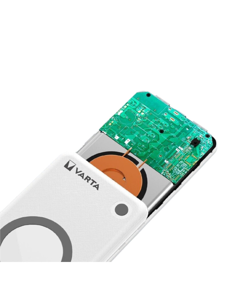 VARTA PowerBank Wireless 20 000 mAh (Blanc) | DOTIRI