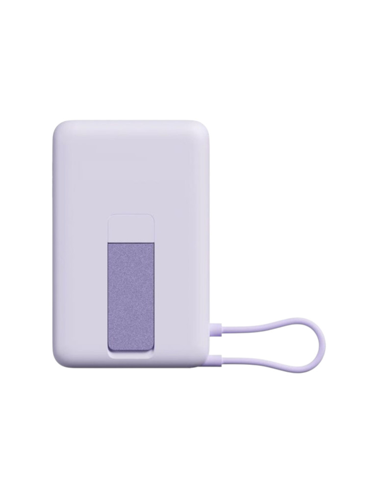 Xiaomi PowerBank Magnétique 10 000 mAh avec Support Intégré (Violet)