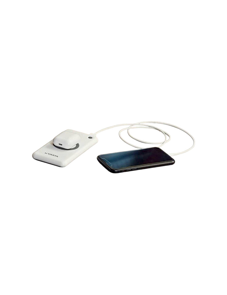 VARTA PowerBank Wireless 15 000 mAh (Blanc) | DOTIRI