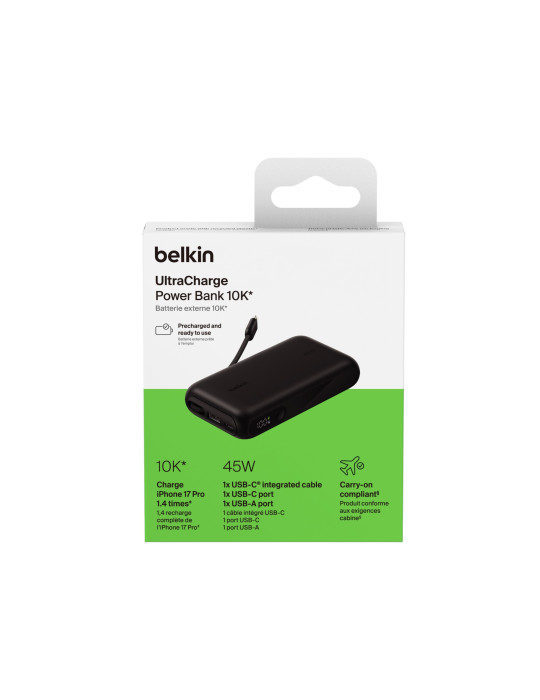 BELKIN PowerBank 10 000 mAh 45W (Noir) | DOTIRI