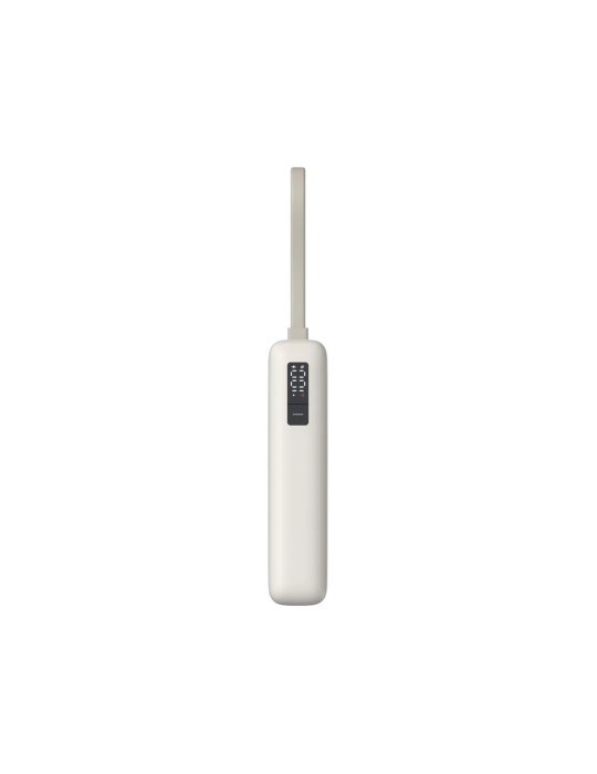 Xiaomi PowerBank 10 000 mAh 67W avec Câble Intégré (Beige)