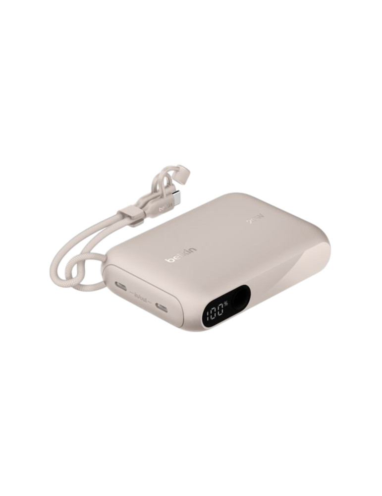 BELKIN PowerBank 10 000 mAh avec ecran Intégré (Sable)