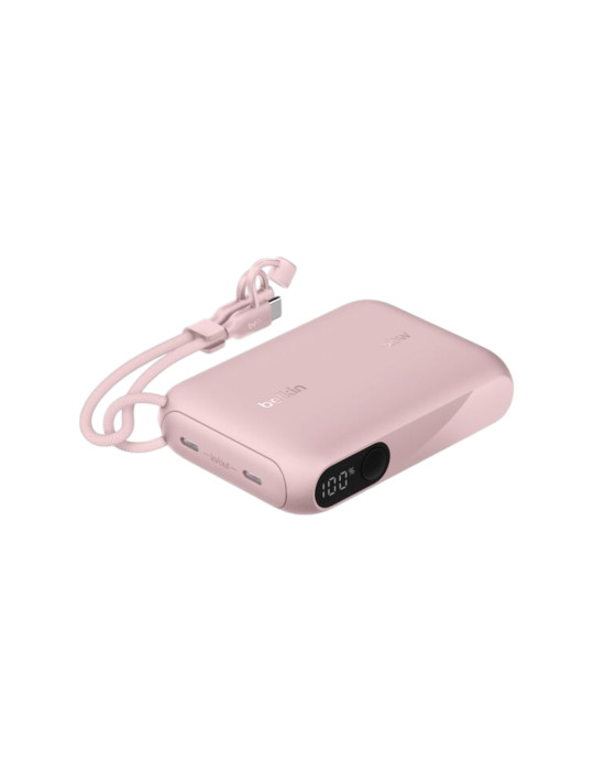 BELKIN PowerBank 10 000 mAh avec ecran Intégré (Rose)