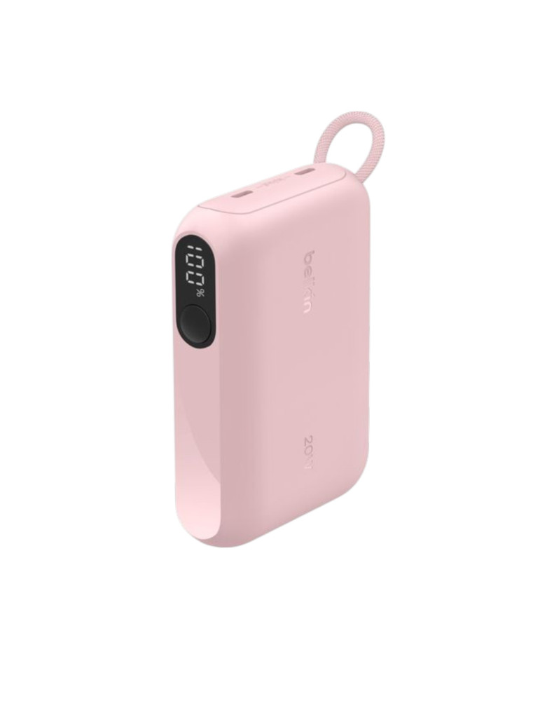 BELKIN PowerBank 10 000 mAh avec ecran Intégré (Rose)