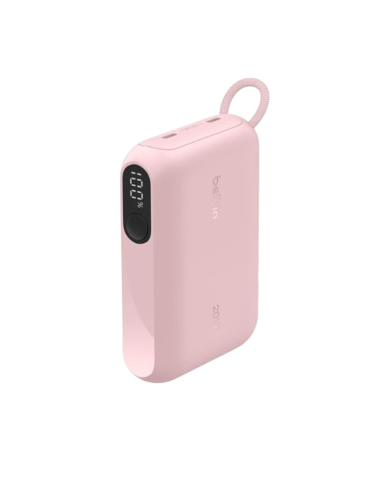 BELKIN PowerBank 10 000 mAh avec ecran Intégré (Rose)