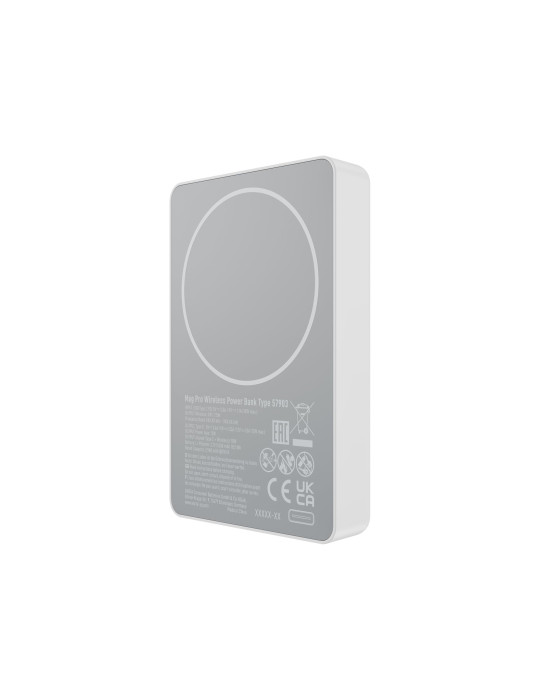VARTA PowerBank Mag Pro Magnétique 5 000 mAh (Blanc)