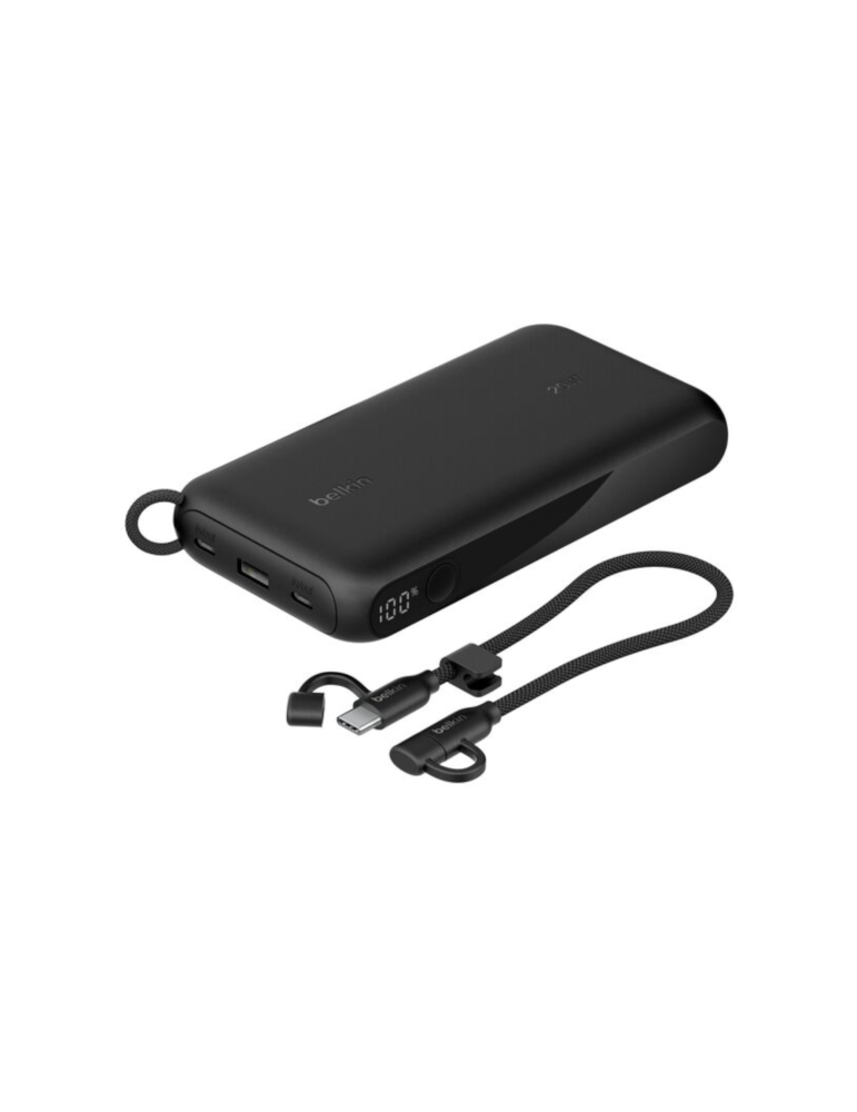 BELKIN PowerBank 20 000 mAh 20W Avec Ecran Integré (Noir)
