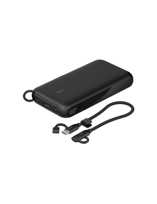 BELKIN PowerBank 20 000 mAh 20W Avec Ecran Integré (Noir)