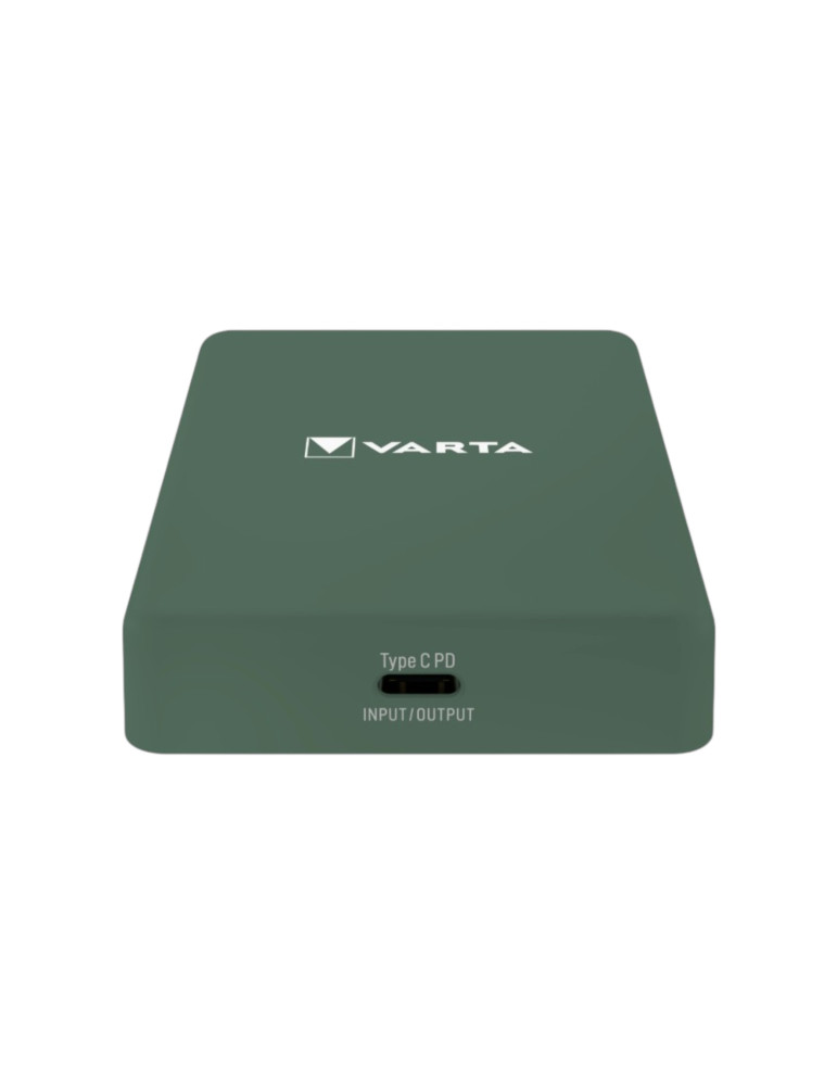 VARTA PowerBank Mag Pro Wireless 5 000 mAh (Vert) | DOTIRI
