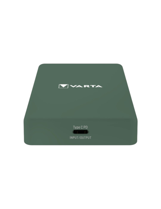 VARTA PowerBank Mag Pro Wireless 5 000 mAh (Vert) | DOTIRI