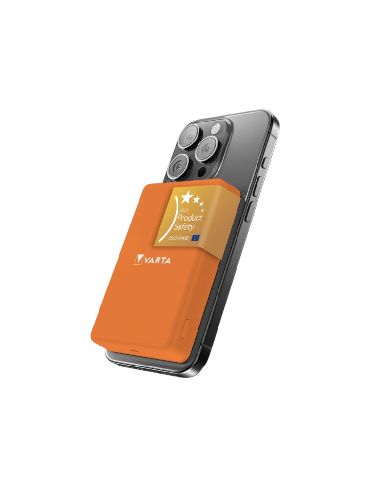 VARTA PowerBank Mag Pro Wireless 5 000 mAh (Orange)