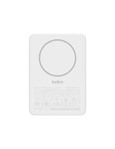 BELKIN PowerBank Magnétique Slim BoostCharge 5 000 mAh 7.5W (Blanc)