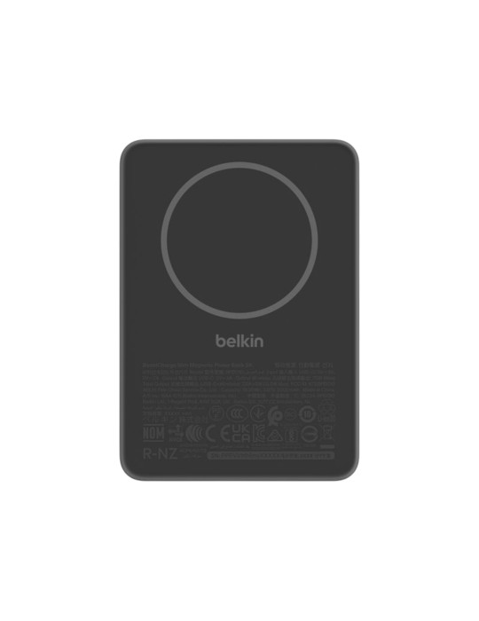 BELKIN PowerBank Magnétique Slim BoostCharge 5 000 mAh 7.5W (Noir)
