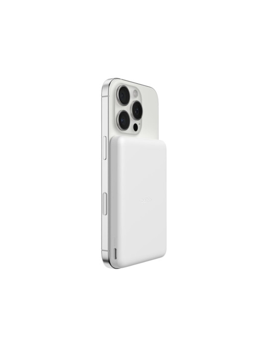 BELKIN PowerBank Magnétique Slim BoostCharge 5 000 mAh 7.5W (Blanc)