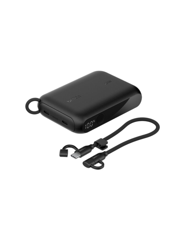 BELKIN PowerBank 10 000 mAh 20W Avec Ecran Integré (Noir)