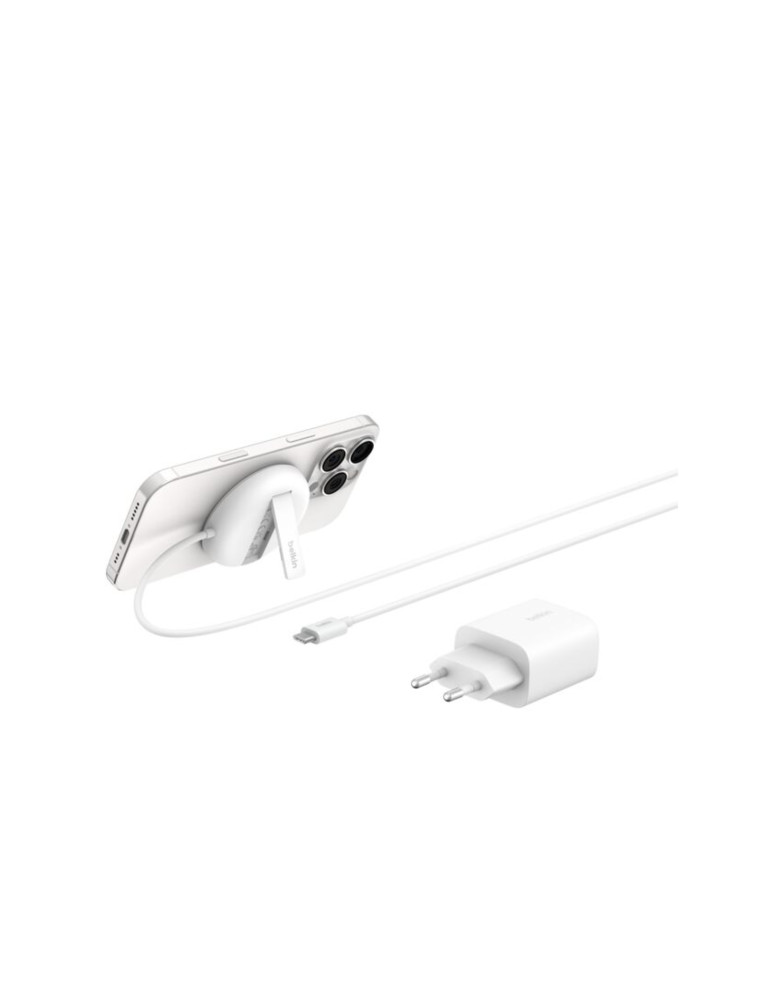 BELKIN Chargeur Magnétique Qi2 15W (Blanc) | DOTIRI