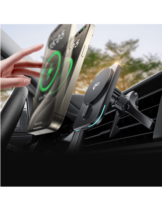 WiWU Chargeur Voiture Magnétique Qi2.0 (CH-323) | DOTIRI