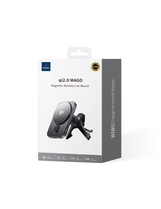 WiWU Chargeur Voiture Magnétique Qi2.0 (CH-323) | DOTIRI