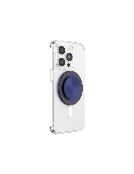 POPSOCKET PopGrip MagSafe Aluminium Bleu | DOTIRI