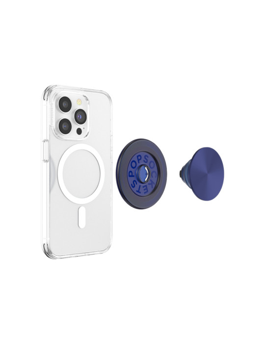 POPSOCKET PopGrip MagSafe Aluminium Bleu | DOTIRI
