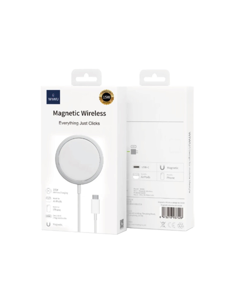 WIWU W009 Chargeur MagSafe 15W | DOTIRI