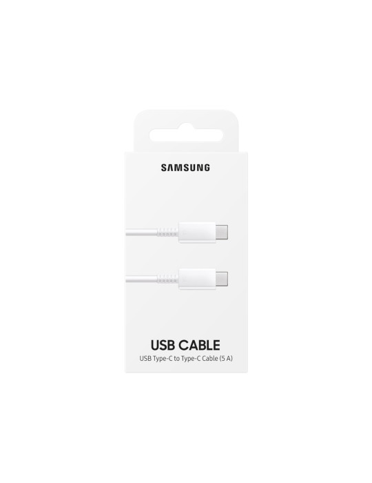 SAMSUNG Câble 100W USB-C vers USB-C 1m (Blanc) (Masterbox 20pcs)
