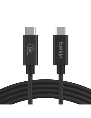 BELKIN Câble USB-C 4.0 240W 2m (Noir)