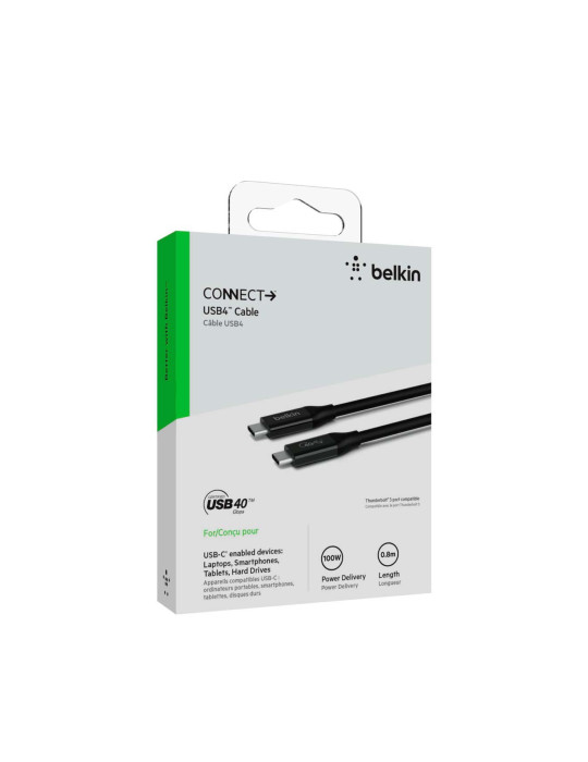 BELKIN Câble 100W USB-C vers USB-C 0,8m (Noir) | DOTIRI