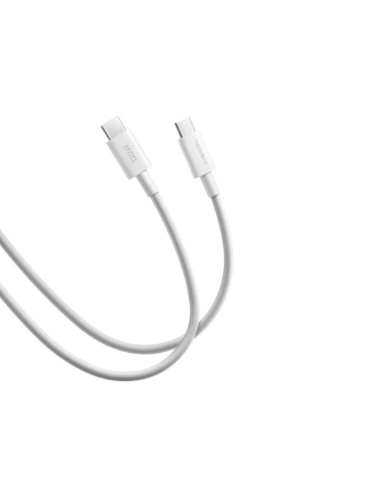 Xiaomi 6A Câble Tressé USB-C to USB-C (1m) (Blanc)