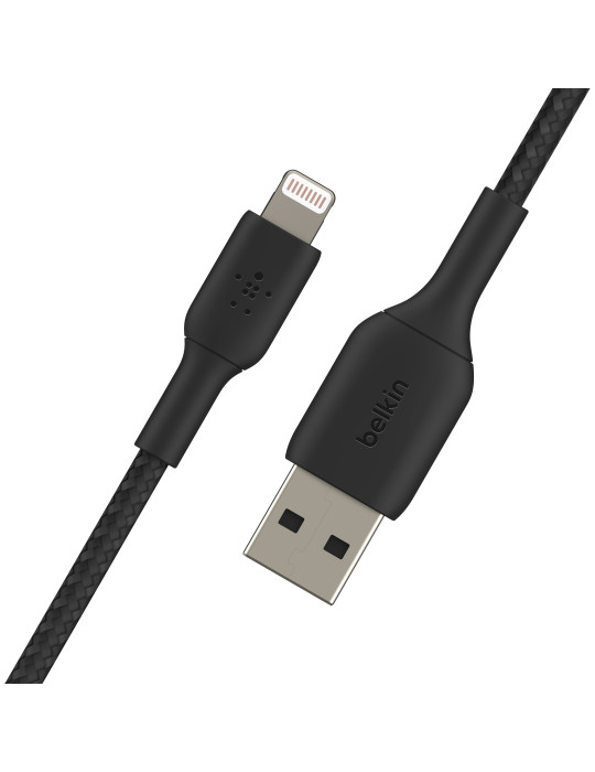 BELKIN Câble Tressé Lightning 3m (Noir) | DOTIRI