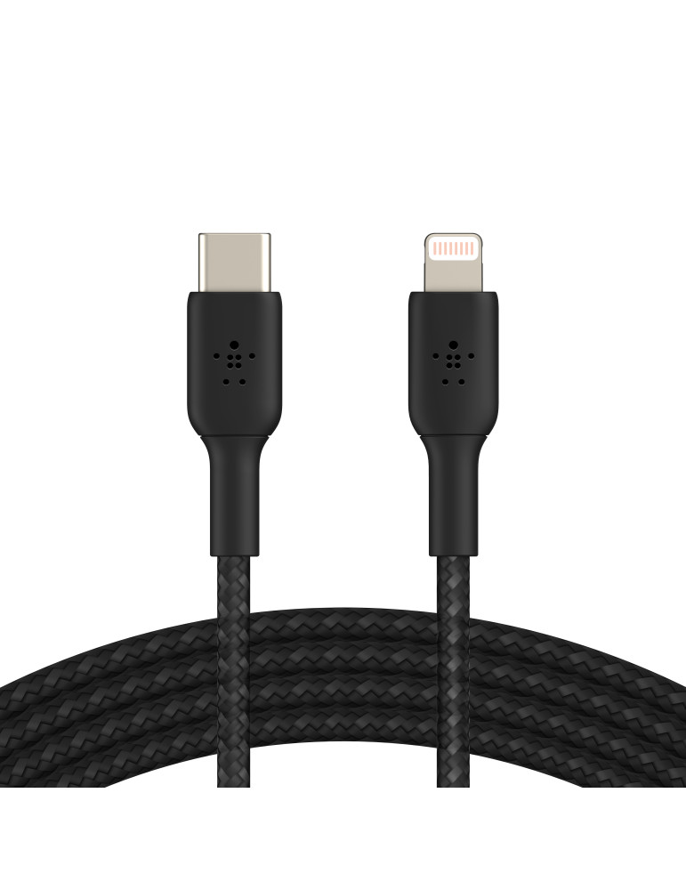 BELKIN Câble USB-C vers Lightning 2m (Noir) | DOTIRI