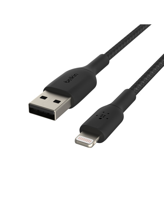 BELKIN Câble Tressé Lightning 3m (Noir) | DOTIRI