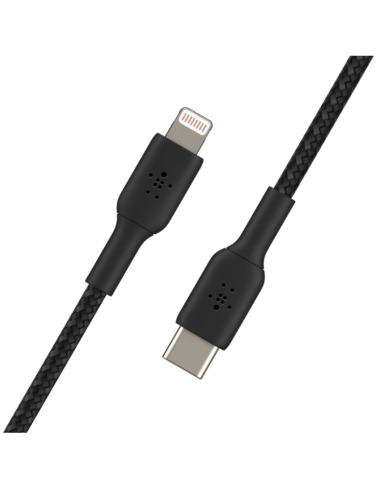 BELKIN Câble USB-C vers Lightning 2m (Noir) | DOTIRI