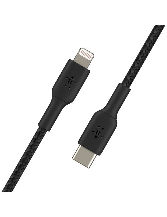BELKIN Câble USB-C vers Lightning 2m (Noir) | DOTIRI