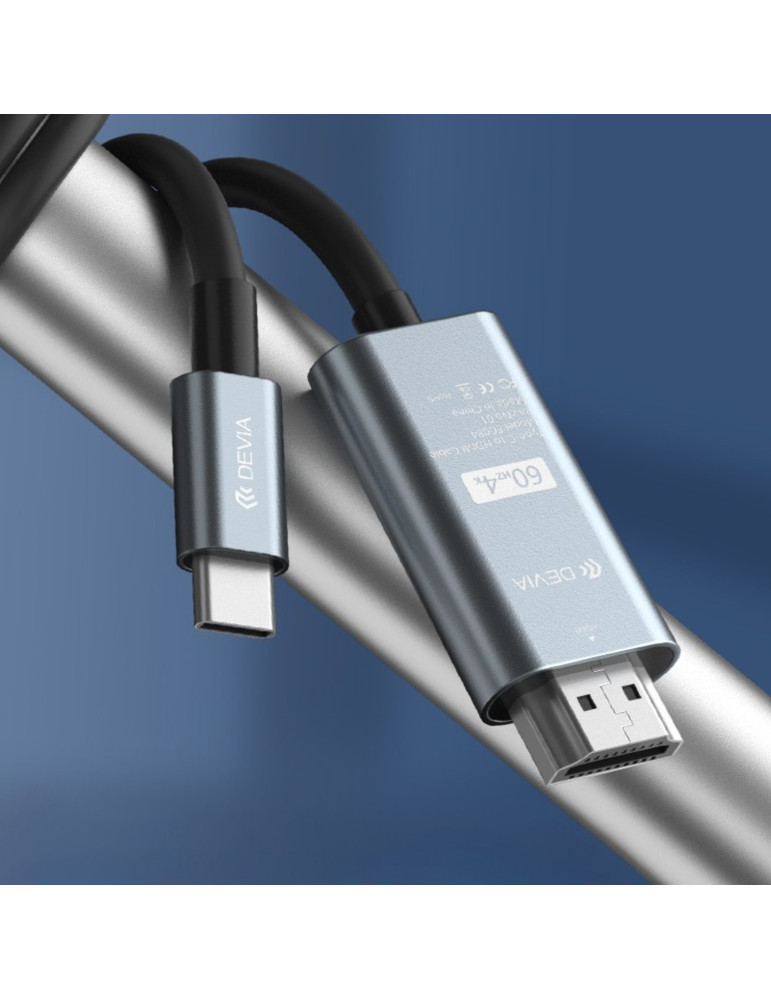 DEVIA Storm Series Câble USB-C vers HDMI 2m (Noir)