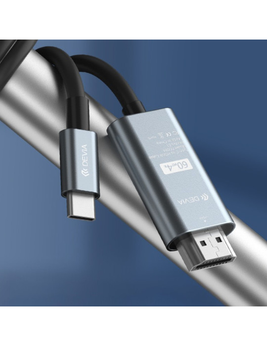 DEVIA Storm Series Câble USB-C vers HDMI 2m (Noir)