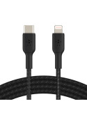 BELKIN Câble tressé USB-C vers Lightning 1m (Noir)