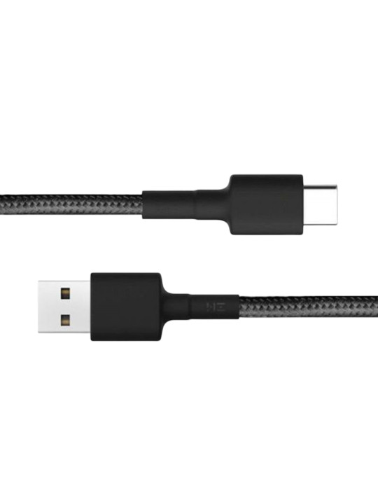 Xiaomi Câble Tressé USB-A vers USB-C 1m (Noir) | DOTIRI