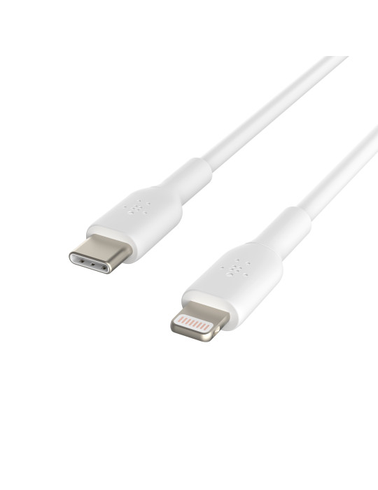 BELKIN Câble USB-C vers Lightning 1m (Blanc) | DOTIRI