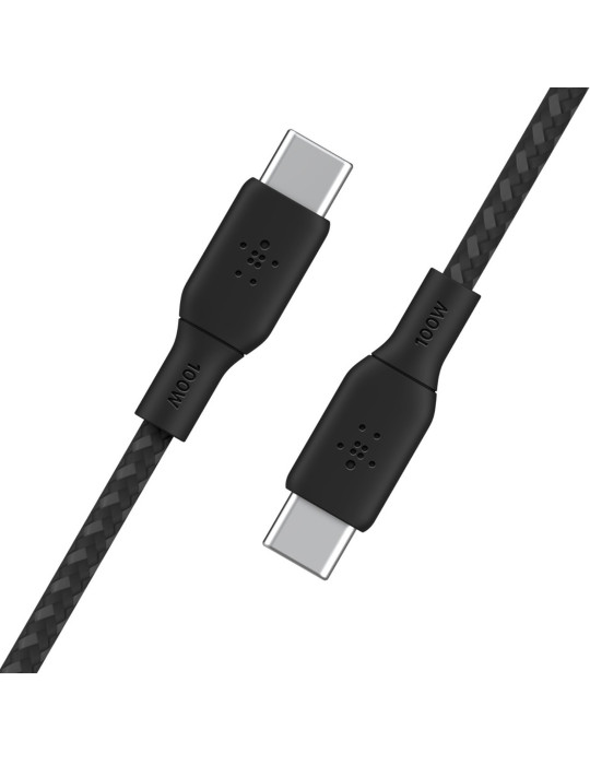 BELKIN Câble USB-C vers USB-C 100W 1m (Noir) | DOTIRI