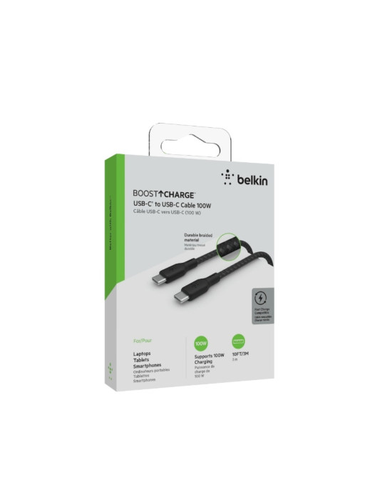 BELKIN Câble USB-C vers USB-C 100W 1m (Noir) | DOTIRI