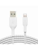 BELKIN Câble Tressé Lightning 0,15m (Blanc) | DOTIRI