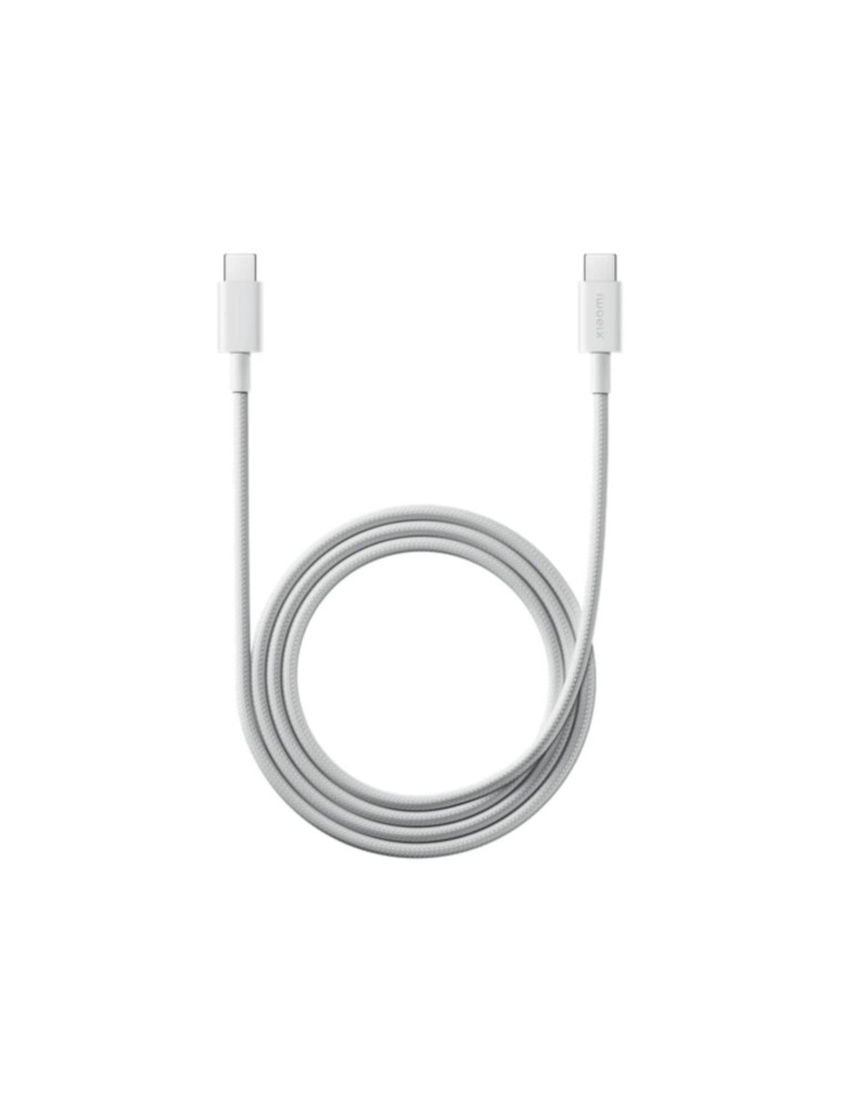 Xiaomi 3A Câble Tressé USB-C to USB-C 60W (1m) (Blanc)