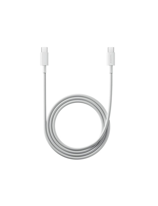 Xiaomi 3A Câble Tressé USB-C to USB-C 60W (1m) (Blanc)