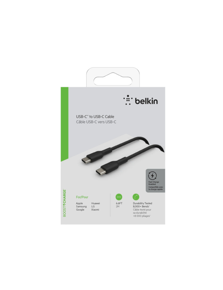 BELKIN Câble USB-C vers USB-C 240W 2m (Noir) | DOTIRI