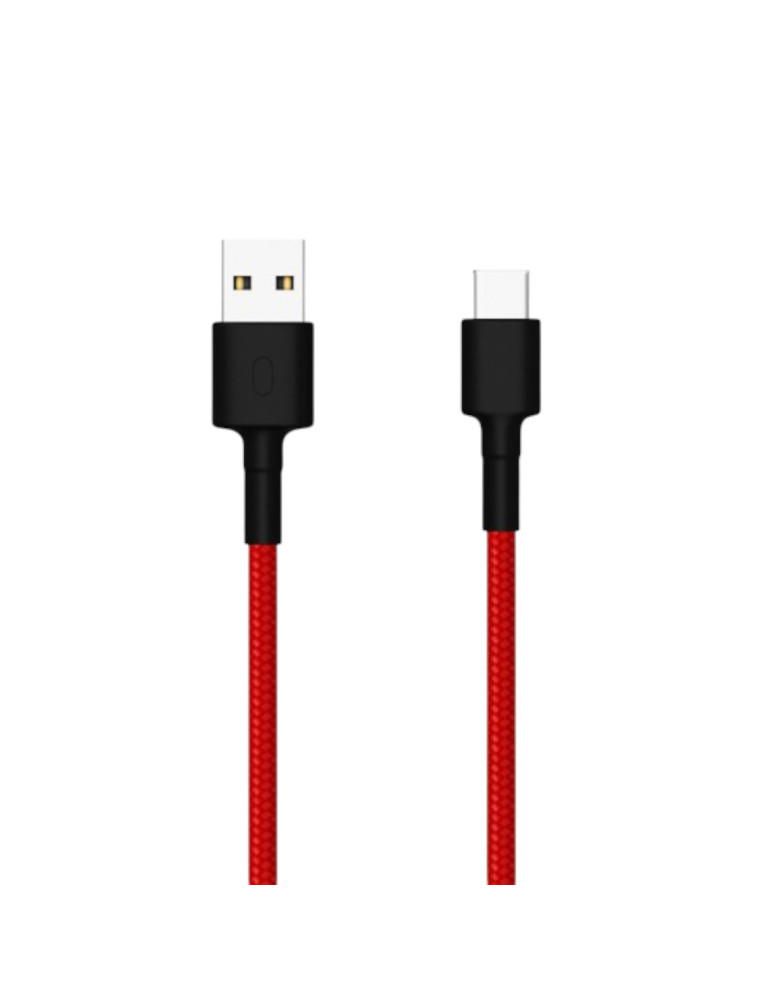 Xiaomi Câble Tressé USB-A vers USB-C 1m (Rouge) | DOTIRI